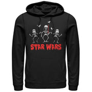 Men's Star Wars Halloween Vader Skeletons  Adult Pull Over Hoodie