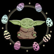 Men's Star Wars: The Mandalorian Grogu Easter Egging Around  Adult T-Shirt