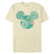 Men's Mickey & Friends Botanical Logo  Adult T-Shirt