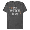 Men's Lost Gods Halloween The Witch Is In  Adult T-Shirt