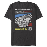 Men's Nintendo Mario Kart Racing Team  Adult T-Shirt