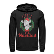 Women's CHIN UP Christmas Fleece Navidad  Adult Pull Over Hoodie