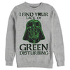 Men's Star Wars St. Patrick's Day Darth Vader I Find your Lack of Green Disturbing  Adult Sweatshirt