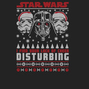 Men's Star Wars Ugly Christmas Lack Of Cheer Disturbing  Adult Sweatshirt