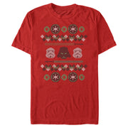 Men's Star Wars Ugly Christmas Darth Vader  Adult T-Shirt