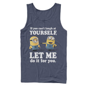 Men's Despicable Me Minion Laugh At You  Adult Tank Top