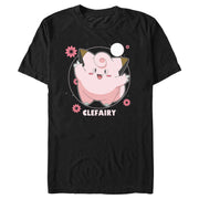 Men's Pokemon Clefairy Moonlit Dance  Adult T-Shirt