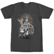 Men's Aztlan Aztec Headdress  Adult T-Shirt