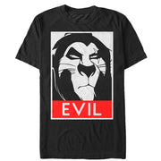 Men's Lion King Evil Scar Poster  Adult T-Shirt