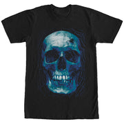 Men's Lost Gods Halloween Spider Web Skull  Adult T-Shirt