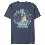 Men's Star Wars Classic Scene Circle  Adult T-Shirt