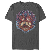 Men's Dungeons & Dragons Beholder Monster Stained Glass  Adult T-Shirt