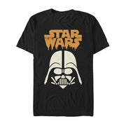 Men's Star Wars Halloween Spooky Darth Vader Helmet  Adult T-Shirt