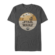 Men's Star Wars The Last Jedi BB-8 Profile  Adult T-Shirt