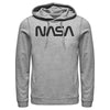 Men's NASA Simple Black Logo  Adult Pull Over Hoodie