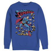 Men's Superman Hero Break Barriers  Adult Sweatshirt