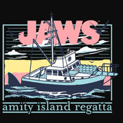 Men's Jaws Amity Island Regatta Boat  Adult Long Sleeve Shirt