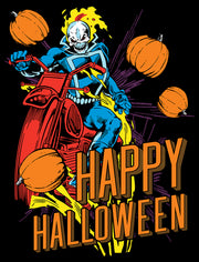 Men's Marvel Ghost Rider Happy Halloween  Adult T-Shirt