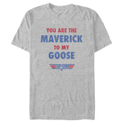 Men's Top Gun You Are the Maverick to My Goose  Adult T-Shirt