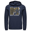 Men's MTV Cheetah Print Logo  Adult Pull Over Hoodie