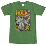 Men's Marvel Hulk Comic Book Cover Print  Adult T-Shirt