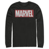 Men's Marvel Classic Distressed Logo  Adult Long Sleeve Shirt