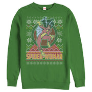 Men's Marvel Ugly Christmas Spider-Woman  Adult Sweatshirt