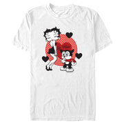 Men's Betty Boop Valentine's Day Bimbo Be Mine  Adult T-Shirt