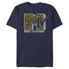 Men's MTV Cheetah Print Logo  Adult T-Shirt