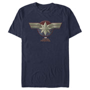 Men's Marvel Captain Marvel Movie Chest Symbol  Adult T-Shirt