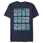 Men's Lilo & Stitch Emotions of 626  Adult T-Shirt