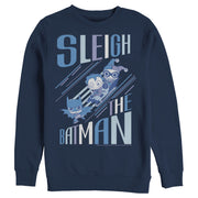 Men's Batman Christmas Sleigh the Hero  Adult Sweatshirt