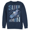 Men's Batman Christmas Sleigh the Hero  Adult Sweatshirt