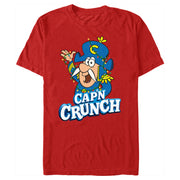 Men's Cap'n Crunch Christmas Lights Logo  Adult T-Shirt