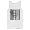 Men's Superman Logo Hero Barcode  Adult Tank Top