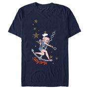 Men's Betty Boop Sailor Betty  Adult T-Shirt