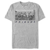 Men's Friends BFFs Atop Skyscraper Photo  Adult T-Shirt