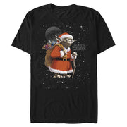 Men's Star Wars Yoda Santa Claus  Adult T-Shirt