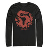 Men's Mulan Dragon Symbol  Adult Long Sleeve Shirt