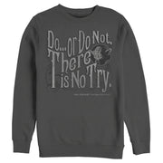 Men's Star Wars Yoda Do or Do Not  Adult Sweatshirt