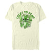 Men's Lilo & Stitch St. Patrick's Day Stitch Lucky to Be Me  Adult T-Shirt