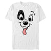 Men's One Hundred and One Dalmatians Happy Patch With Tongue Out  Adult T-Shirt