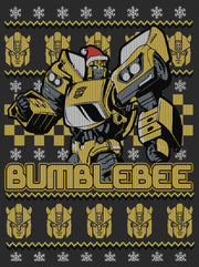 Men's Transformers Bumblebee Ugly Xmas  Adult T-Shirt