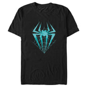 Men's Marvel Spider-Man: Across the Spider-Verse Green Spider Logo  Adult T-Shirt