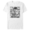 Men's Shelby Cobra Black and White Photo Collage Cobra  Adult T-Shirt