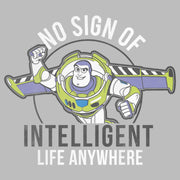 Men's Toy Story Buzz No Sign Of Intelligent Life  Adult T-Shirt