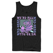 Men's Alice in Wonderland We're All Mad Here Trippy  Adult Tank Top