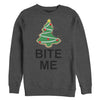 Women's CHIN UP Christmas Cookie Bite Me  Adult Sweatshirt