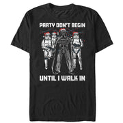 Men's Star Wars Christmas Dark Side Party  Adult T-Shirt