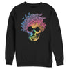 Men's Lost Gods Rainbow Skull Flowers  Adult Sweatshirt